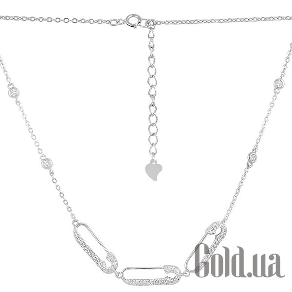 

Женские колье Fresh Jewelry, Серебряное колье с куб. циркониями, 40