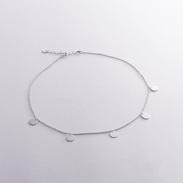 Серебряное колье