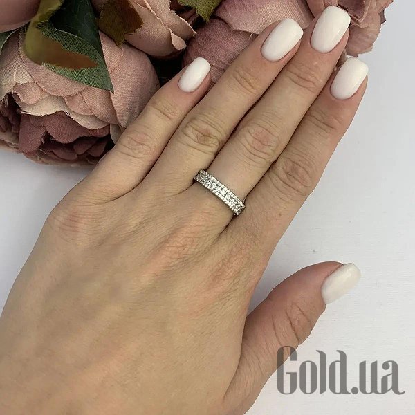 

Обручальное кольцо Fresh Jewelry, Серебряное обручальное кольцо с куб. циркониями, 18