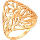 Женское серебряное кольцо в позолоте, 1607264