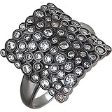 Женское серебряное кольцо с куб. циркониями, 1652576