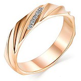 Женское золотое кольцо с бриллиантами, 1691488