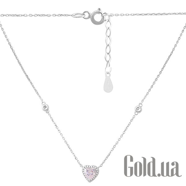 

Женские колье Fresh Jewelry, Серебряное колье с куб. циркониями, 40