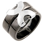 Женское серебряное кольцо с керамикой