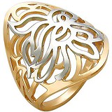 Женское серебряное кольцо в позолоте, 1607265