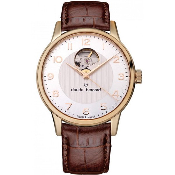 Claude Bernard Мужские часы Classic Automatic Open Heart 85017 37R ABR