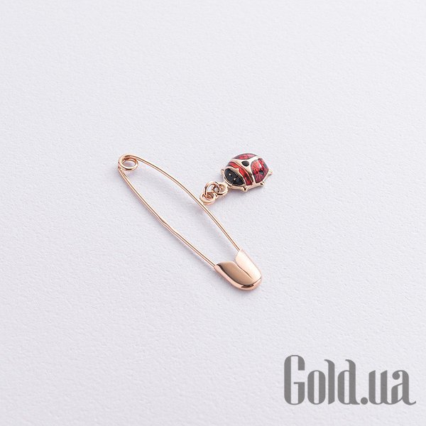 

Булавка/заколка Украина, Золотая булавка с емалью