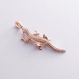 Золотой кулон с куб. циркониями, 1796193