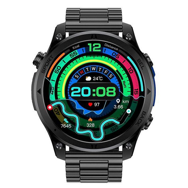UWatch Смарт часы Smart Optimus GPS Steel 3976 bt3976 – изображение 2