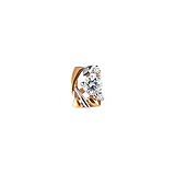 Золотий кулон з кристалами Swarovski, 1536354