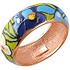 SOKOLOV Женское серебряное кольцо с эмалью в позолоте - фото 1