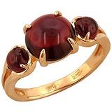 Женское золотое кольцо с гранатами, 1629026