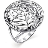 Женское серебряное кольцо с куб. циркониями, 1649506