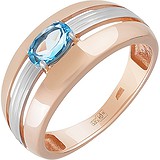 Женское золотое кольцо с топазом, 1658210
