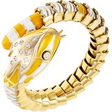 Женское золотое кольцо с бриллиантами и эмалью, 1673314