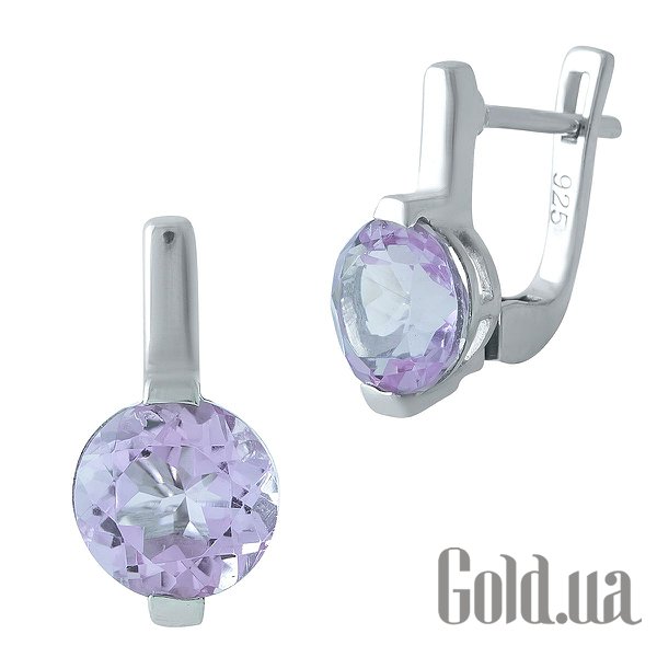 

Серьги Fresh Jewelry, Серебряные серьги с аметистами