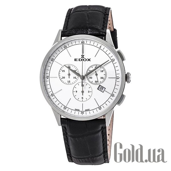 

Швейцарские часы Edox, Мужские часы Les Vauberts Chronograph Date 10236 3C AIN