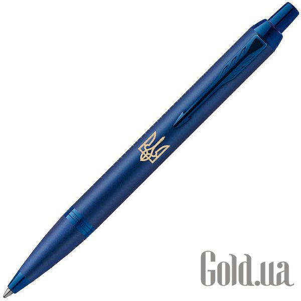 Ручка Parker Кулькова ручка JIM 17 Professionals UKRAINE Monochrome Blue BP Тризуб 28132_T001y