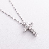 Золотий кулон з ланцюжком з куб. цирконіями, 1796194