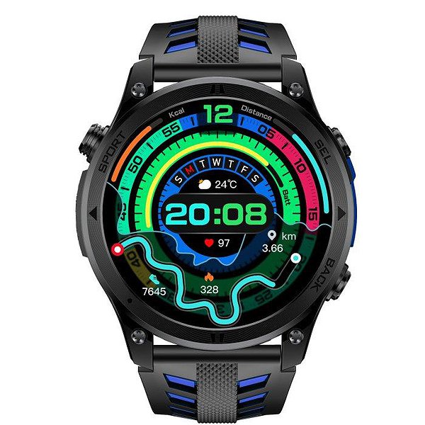 UWatch Смарт часы Smart Optimus GPS Rubber 3977 bt3977 – изображение 2