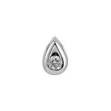 Золотий кулон з кристалом Swarovski, 1536355