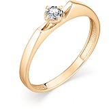 Золотое кольцо с бриллиантом, 1616739