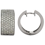 Срібні сережки з куб. цирконіями, 1654115
