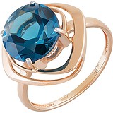 Женское золотое кольцо с топазом, 1658211