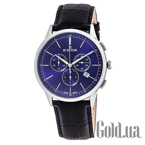 

Швейцарские часы Edox, Мужские часы Les Vauberts Chronograph Date 10236 3C BUIN