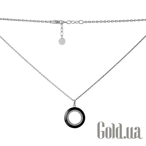 

Женские колье Fresh Jewelry, Серебряное колье с керамикой и куб. циркониями, 50