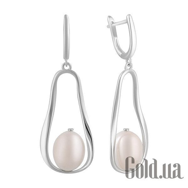 

Серьги с подвесками Fresh Jewelry, Серебряные серьги с культив. жемчугом