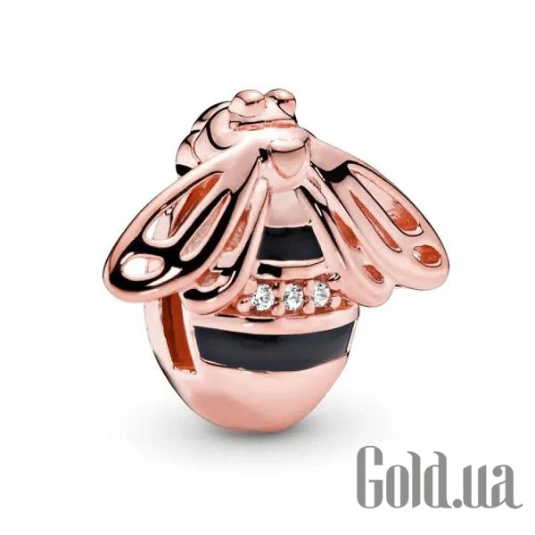 

Наборная подвеска Silvex925, Серебряная наборная подвеска с куб. циркониями и эмалью в позолоте