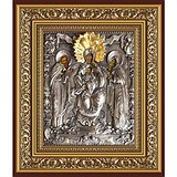 Ікона "Богоматір Печерська з преподобними Антонієм і Феодосієм", 067939
