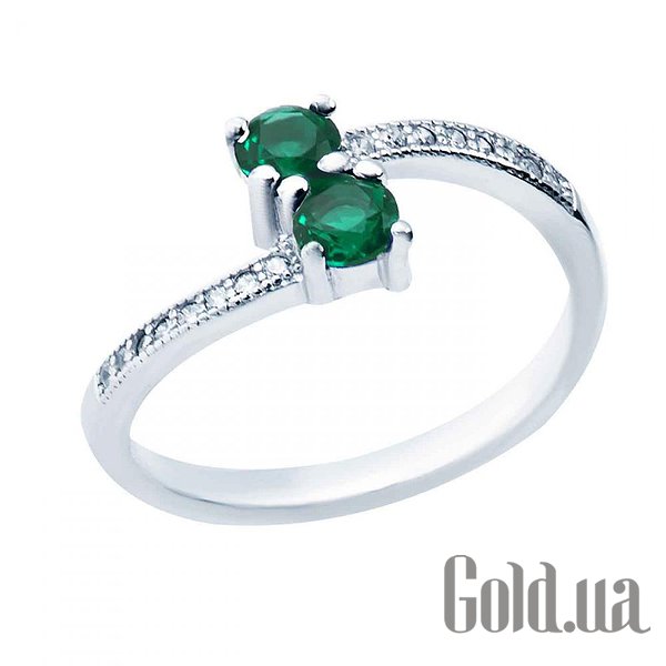 

Женские кольца Lurie Jewelry, Женское серебряное кольцо с куб. циркониями, 18