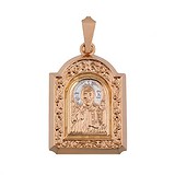 Золотой кулон "Икона Божьей Матери", 1534052