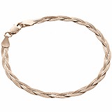 Женский серебряный браслет в позолоте, 1537380