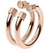 Donna Karan NY Стальное кольцо в позолоте - фото 1