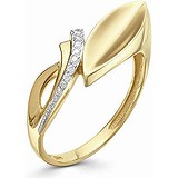 Женское золотое кольцо с бриллиантами, 1604196
