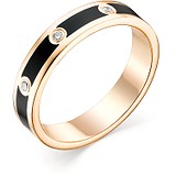 Золотое обручальное кольцо с бриллиантами, 1605732