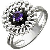 Женское серебряное кольцо с аметистом, 1618532