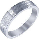 Золотое обручальное кольцо с бриллиантами, 1625700