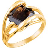 Женское золотое кольцо с раухтопазом, 1667428