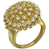Женское золотое кольцо с бриллиантами, 1685860