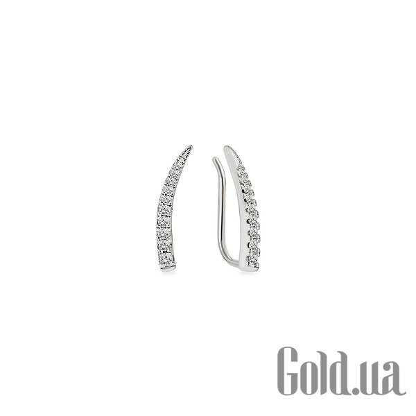 

Серьги Silvex925, Серебряные серьги с куб. циркониями