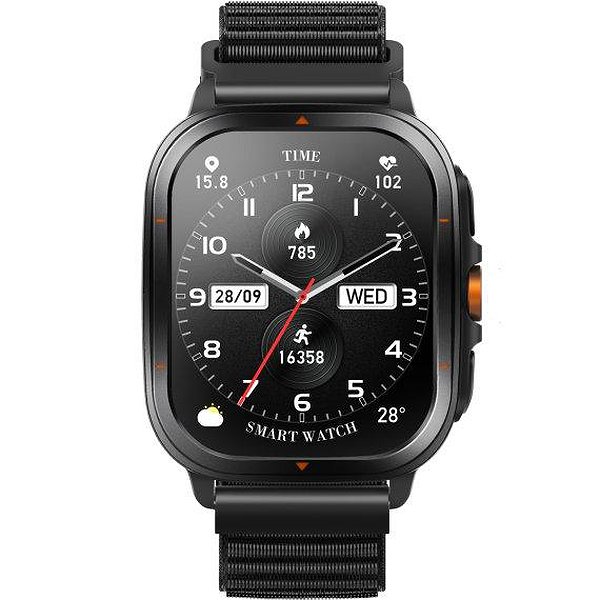 UWatch Смарт часы Smart Bavaro Nano Nylon 3677