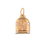 Золотой кулон "Икона Божьей Матери", 1534053