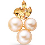 Золотий кулон з перлами і цитринами, 1553765