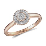 Золотое кольцо с бриллиантами, 1554789