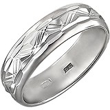 Серебряное обручальное кольцо, 1616229