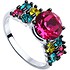 SOKOLOV Женское серебряное кольцо с кристаллами Swarovski - фото 1